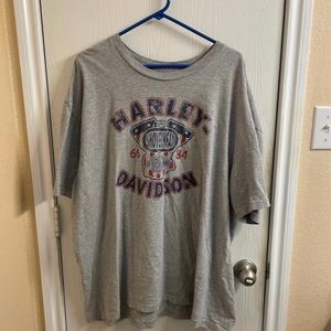 Harley Davidson gray short sleeve shirt